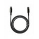 Baseus USB Typ C - USB Typ C-kabel Strömleverans Snabbladdning 100 W 5 A 2 m svart (CATWJ-A01)