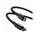 Baseus USB Typ C - USB Typ C-kabel Strömleverans Snabbladdning 100 W 5 A 2 m svart (CATWJ-A01)