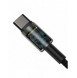 Baseus USB Typ C - USB Typ C-kabel Strömleverans Snabbladdning 100 W 5 A 2 m svart (CATWJ-A01)