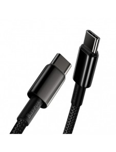 Baseus USB Typ C - USB Typ C-kabel Strömleverans Snabbladdning 100 W 5 A 2 m svart (CATWJ-A01)