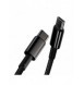 Baseus USB Typ C - USB Typ C-kabel Strömleverans Snabbladdning 100 W 5 A 2 m svart (CATWJ-A01)