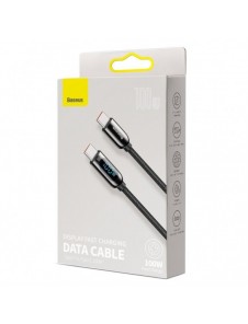 Baseus USB Type C-kabel - USB Type C 100W (20V / 5A) Strömförsörjning med skärmeffektmätare 2m svart (CATSK-C01)