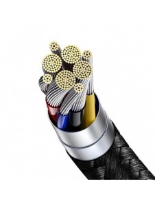 Baseus USB Type C-kabel - USB Type C 100W (20V / 5A) Strömförsörjning med skärmeffektmätare 2m svart (CATSK-C01)