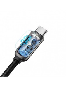 Baseus USB Type C-kabel - USB Type C 100W (20V / 5A) Strömförsörjning med skärmeffektmätare 2m svart (CATSK-C01)