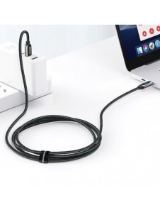 Baseus USB Type C-kabel - USB Type C 100W (20V / 5A) Strömförsörjning med skärmeffektmätare 2m svart (CATSK-C01)