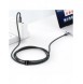 Baseus USB Type C-kabel - USB Type C 100W (20V / 5A) Strömförsörjning med skärmeffektmätare 2m svart (CATSK-C01)