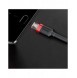 Baseus Cafule Kabel slitstark nylonkabel USB / micro USB 2A 3M svart-grå (CAMKLF-HG1)