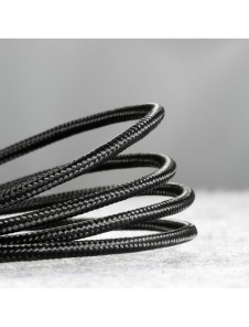 Baseus Cafule Kabel slitstark nylonkabel USB / micro USB 2A 3M svart-grå (CAMKLF-HG1)