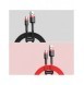 Baseus Cafule Kabel slitstark nylonkabel USB / micro USB 2A 3M svart-grå (CAMKLF-HG1)