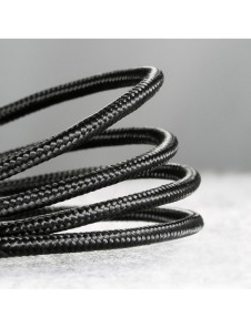 Baseus Cafule Kabel slitstark nylonkabel USB / micro USB 2A 3M svart-röd (CAMKLF-H91)
