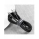 Baseus Cafule Kabel slitstark nylonkabel USB / micro USB QC3.0 2.4A 0.5M svart-grå (CAMKLF-AG1)