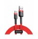 Baseus Cafule Kabel slitstark nylonkabel USB / micro USB QC3.0 2.4A 1M röd (CAMKLF-B09)