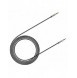 Baseus Yiven M30 stereoljudkabel AUX 3,5 mm hane minijack 1,5 m silver-svart (CAM30-CS1)