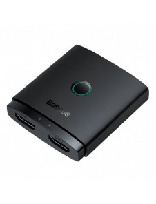 Baseus AirJoy 2in1 4K 60Hz dubbelriktad HDMI-adapter - svart