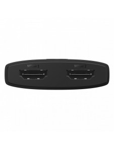 Baseus AirJoy 2in1 4K 60Hz dubbelriktad HDMI-adapter med inbyggd 1m kabel - svart