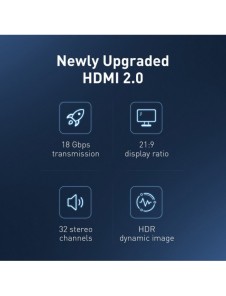 Baseus-kabel HDMI 2.0 1,5 m svart (WKGQ030201)
