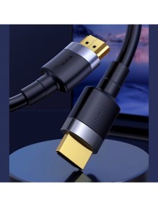 Baseus Cafule-kabel HDMI 2.0 4K 60 Hz 3D 18 Gbps 2 m svart (CADKLF-F01)