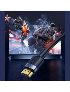 Baseus Cafule-kabel HDMI 2.0-kabel 4K 60 Hz 3D 18 Gbps 3 m svart (CADKLF-G01)