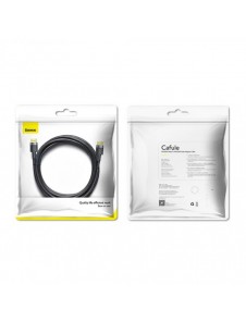 Baseus Cafule-kabel HDMI 2.0-kabel 4K 60 Hz 3D 18 Gbps 3 m svart (CADKLF-G01)
