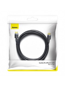 Baseus Cafule-kabel HDMI 2.0-kabel 4K 60 Hz 3D 18 Gbps 3 m svart (CADKLF-G01)