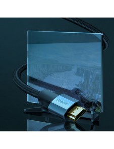 Baseus Enjoyment adapterkabel HDMI-kabel 4K60Hz 0,75m mörkgrå