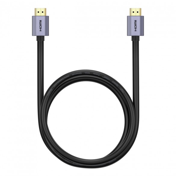 Baseus High Definition Series HDMI 2.0 4K 60Hz 1,5 m kabel svart (WKGQ020101)