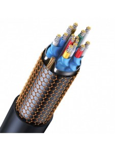 Baseus High Definition Series HDMI 2.0 4K 60Hz 1,5 m kabel svart (WKGQ020101)