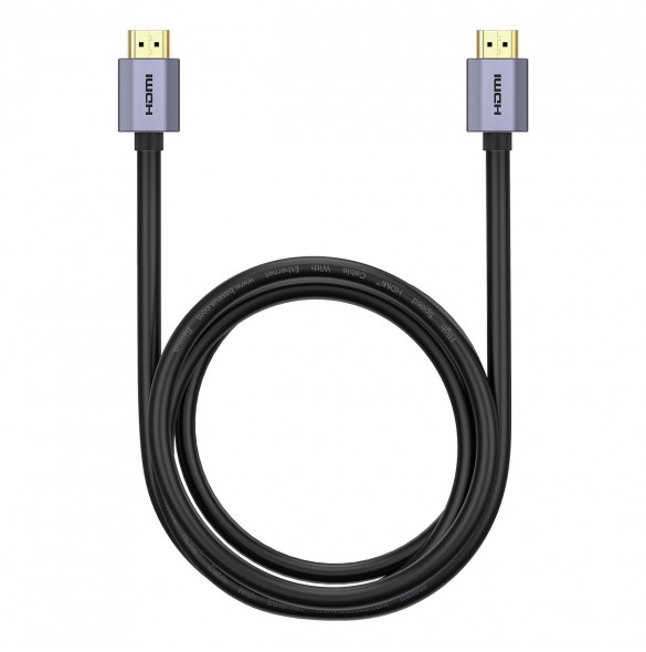 Baseus High Definition Series HDMI 2.0 4K 60Hz kabel 2m svart (WKGQ020201)
