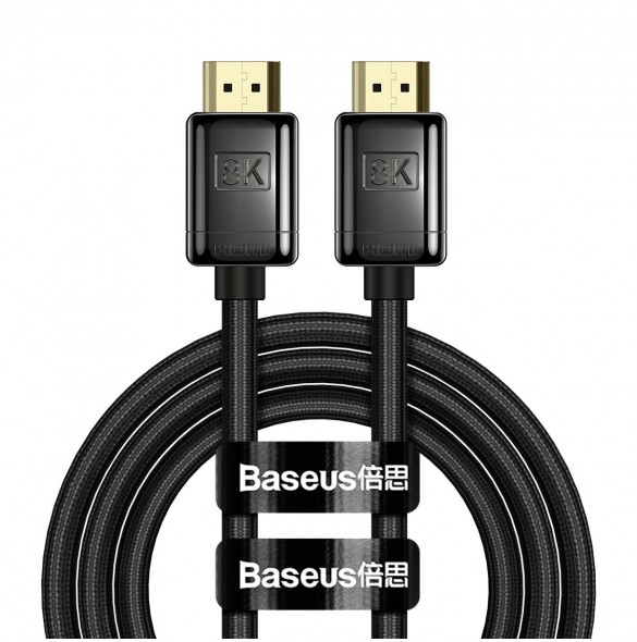 Baseus High Definition Series HDMI 2.1 8K 2m kabel - svart