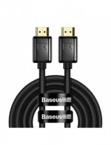 Baseus High Definition Series HDMI 2.1 8K 3m kabel - svart