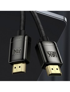 Baseus High Definition Series HDMI 2.1 8K 3m kabel - svart