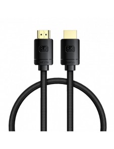 Baseus High Definition Series HDMI 2.1 8K 60Hz kabel 0,5m svart (WKGQ040001)