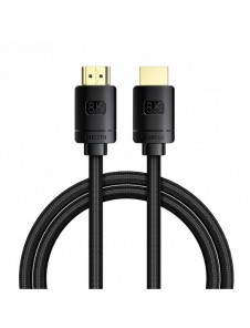 Baseus High Definition Series HDMI 8K till HDMI 8K Adapterkabel 1,5 m Svart