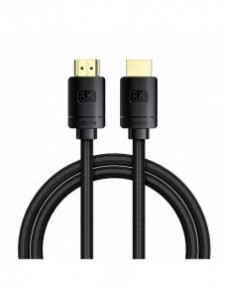 Baseus High Definition Series HDMI 8K till HDMI 8K Adapterkabel 1,5 m Svart