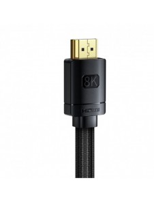 Baseus High Definition Series HDMI 8K till HDMI 8K Adapterkabel 1,5 m Svart