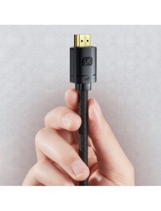 Baseus High Definition Series HDMI 8K till HDMI 8K Adapterkabel 1,5 m Svart