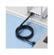 Baseus höghastighet Sex typer av RJ45 Gigabit nätverkskabel (platt kabel)15m Svart
