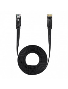 Baseus höghastighet Sex typer av RJ45 Gigabit nätverkskabel (platt kabel)15m Svart
