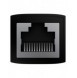 Baseus AirJoy Series Ethernet-kabelkontakt RJ-45 2 st - svart