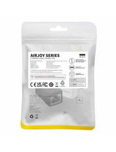 Baseus AirJoy Series Ethernet-kabelkontakt RJ-45 2 st - svart