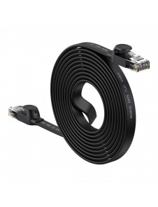 Baseus höghastighet Sex typer av RJ45 Gigabit nätverkskabel (platt kabel) 10m Svart