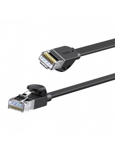 Baseus höghastighet Sex typer av RJ45 Gigabit nätverkskabel (platt kabel) 10m Svart