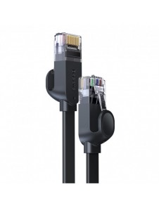Baseus höghastighet Sex typer av RJ45 Gigabit nätverkskabel (platt kabel) 10m Svart