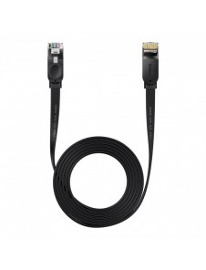 Baseus höghastighet Sex typer av RJ45 Gigabit nätverkskabel (platt kabel) 10m Svart