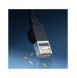 Baseus höghastighet Sex typer av RJ45 Gigabit nätverkskabel (platt kabel) 10m Svart