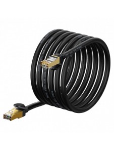 Baseus Speed Seven High Speed Network Kabel RJ45 10Gbps 5m Svart (WKJS010501)