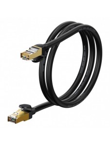 Baseus Speed Seven High Speed RJ45 nätverkskabel 10Gbps 1m Svart (WKJS010101)
