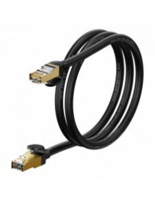Baseus Speed Seven High Speed RJ45 nätverkskabel 10Gbps 1m Svart (WKJS010101)