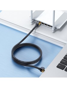 Baseus Speed Seven High Speed RJ45 nätverkskabel 10Gbps 1m Svart (WKJS010101)