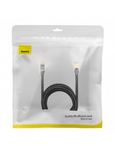Baseus Speed Seven High Speed RJ45 nätverkskabel 10Gbps 8m Svart (WKJS010601)